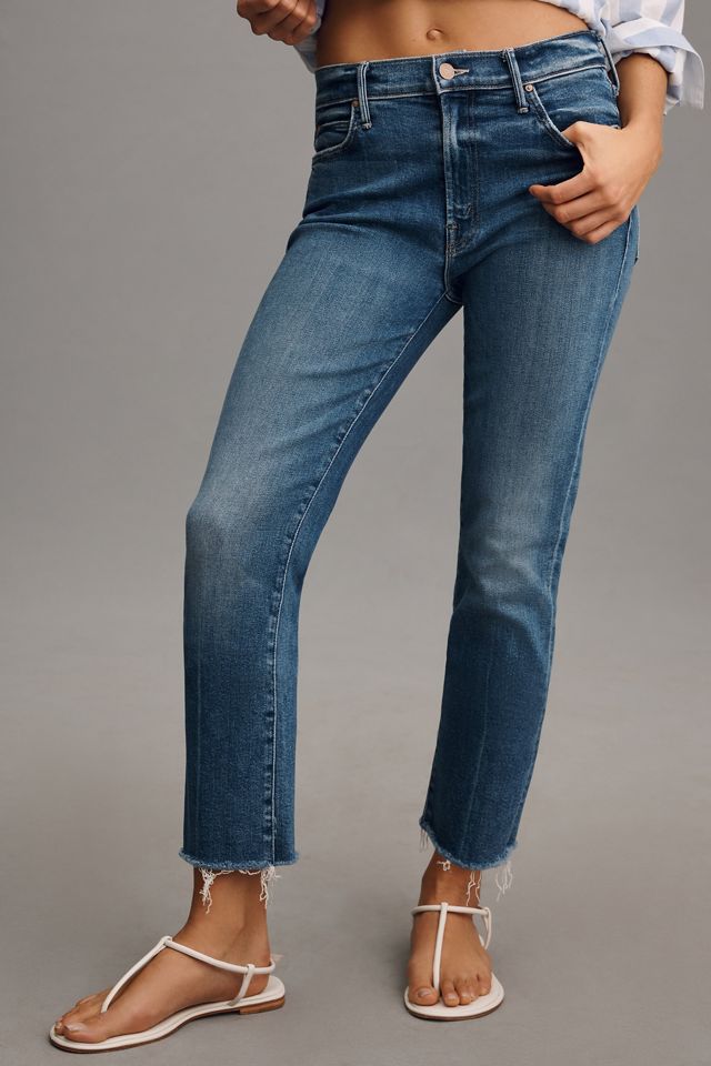 MOTHER The Rascal Ankle Mid-Rise Straight-Leg Jeans #1