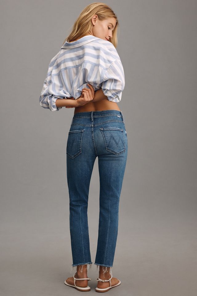 MOTHER The Rascal Ankle Mid-Rise Straight-Leg Jeans #3