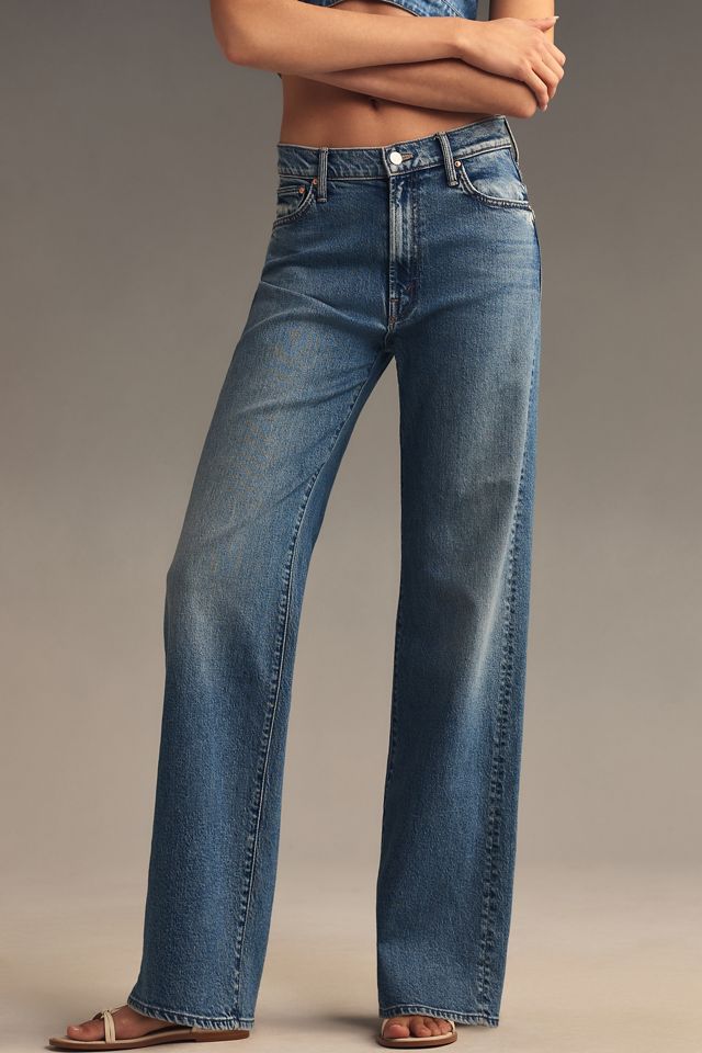 MOTHER The Dodger Sneak High-Rise Wide-Leg Jeans #1