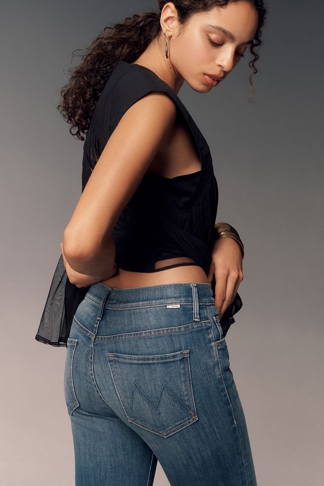 MOTHER The Insider Flood Crop Flare Jeans #4