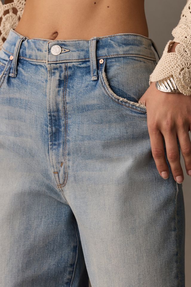 MOTHER The Spitfire Sneak High-Rise Jeans | Anthropologie