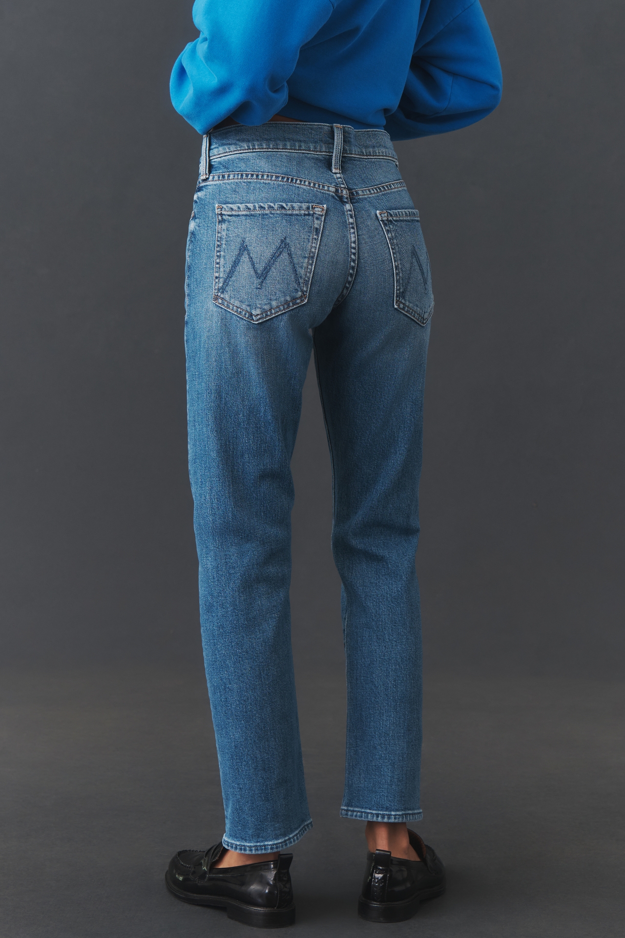 MOTHER The Hiker Hover Mid-Rise Wide-Leg Jeans