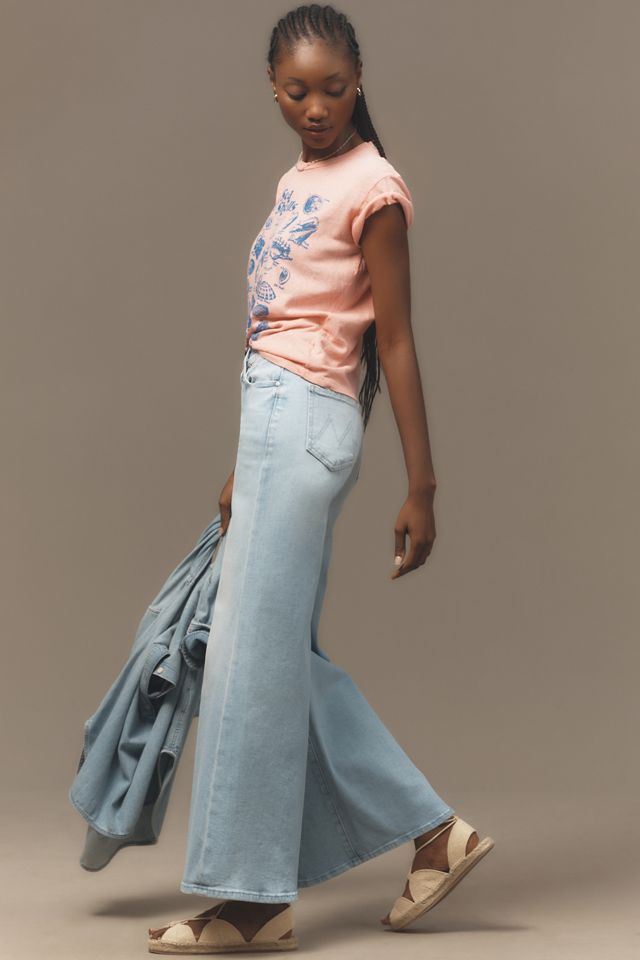 MOTHER The Twister Flood Mid-Rise Flare Jeans #3