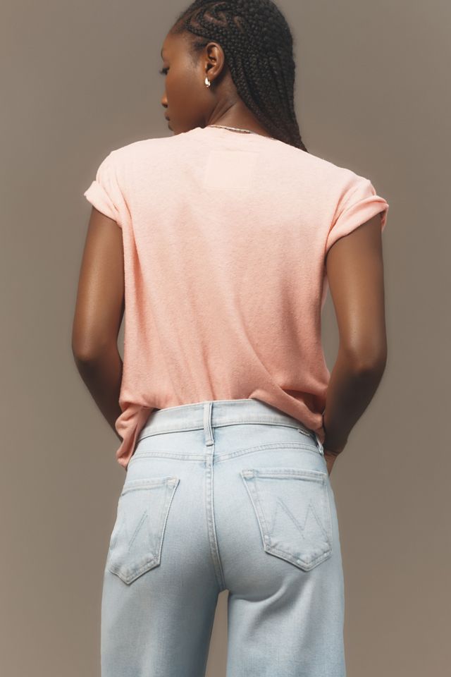 MOTHER The Twister Flood Mid-Rise Flare Jeans #4