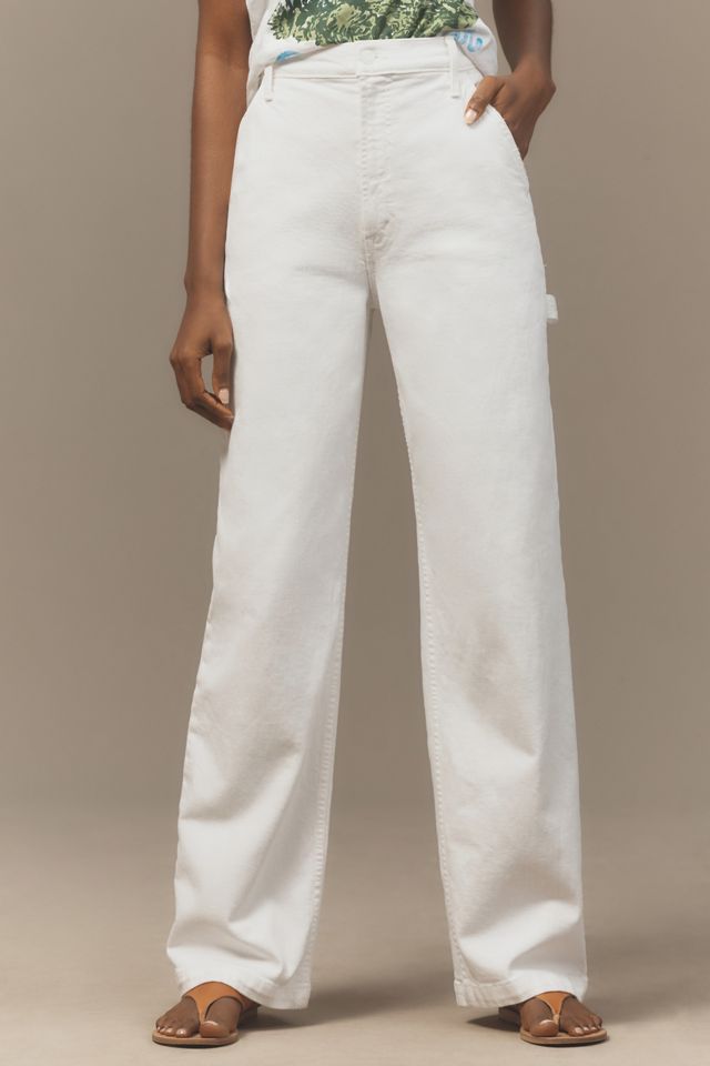 MOTHER The Stud Finder Sneak High-Rise Wide-Leg Jeans #1