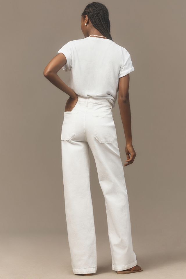 MOTHER The Stud Finder Sneak High-Rise Wide-Leg Jeans #2