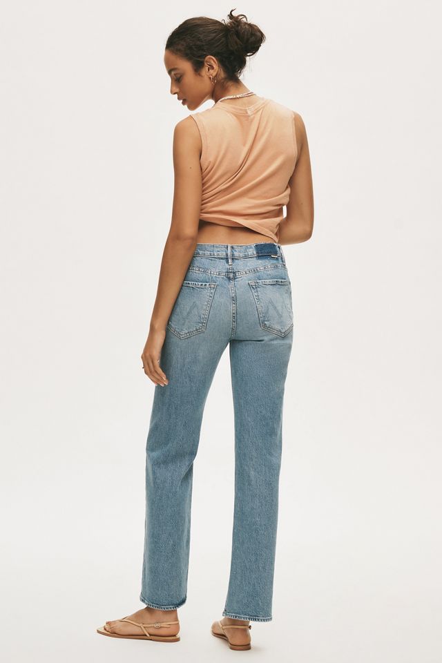 MOTHER Kick It High-Rise Straight-Leg Jeans #4