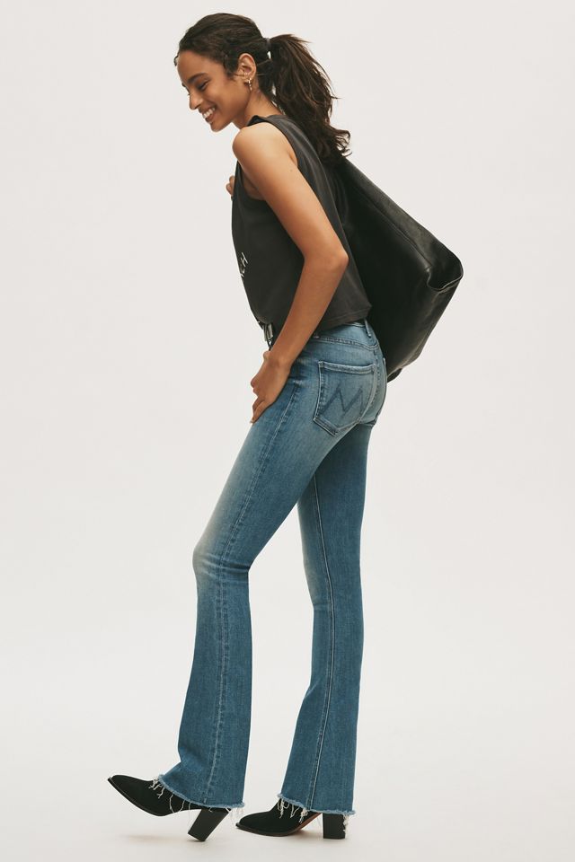 MOTHER Runaway Fray Mid-Rise Bootcut Jeans #1