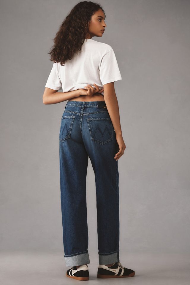 MOTHER Spitfire Nerdy Cuff High-Rise Relaxed-Leg Jeans #3