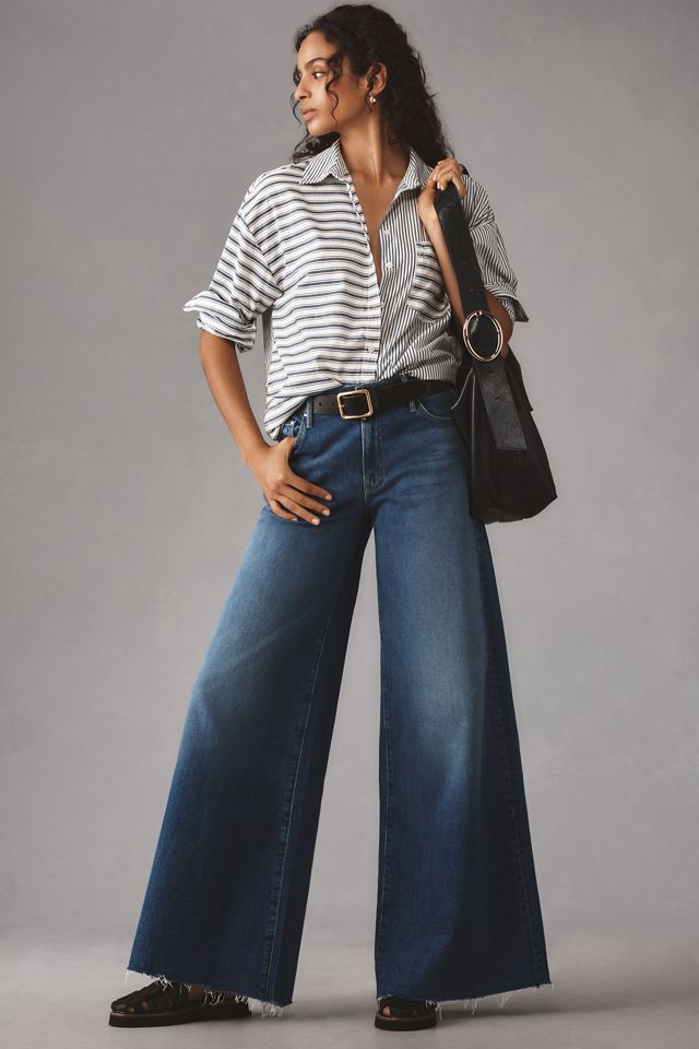 デニム・ジーパン MOTHER The Swisher Sneak Fray jeans p25_mother_p25-mother-