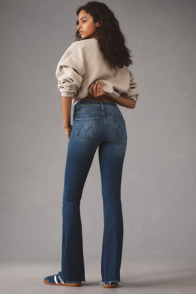 MOTHER Cruiser Sneak Straight Mid-Rise Fray Jeans #3