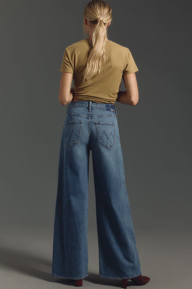MOTHER The Ditcher Roller Skimp High-Rise Wide-Leg Jeans