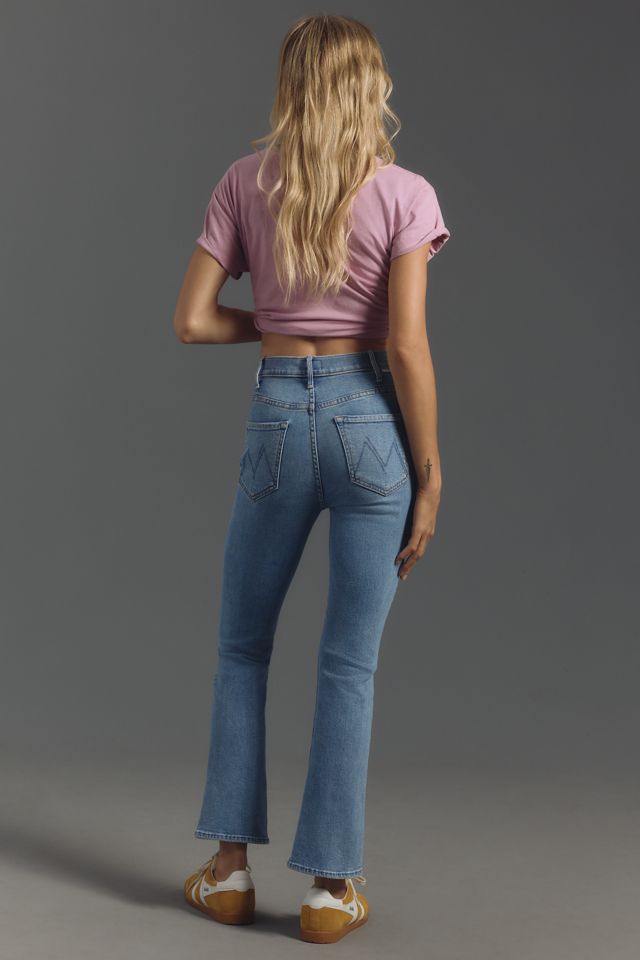 MOTHER The Pixie Hustler High-Rise Ankle Fray Jeans #3