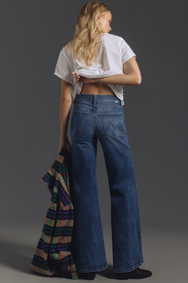 MOTHER The Tomcat Roller Sneak High-Rise Wide-Leg Jeans #3