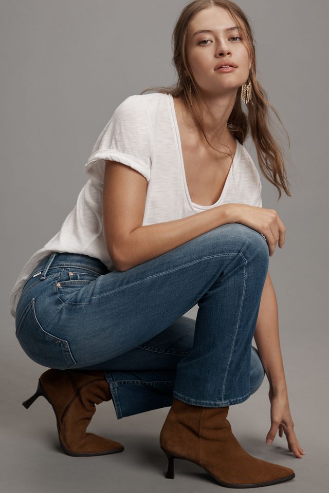 MOTHER The Rider Mid-Rise Straight-Leg Ankle Jeans #3