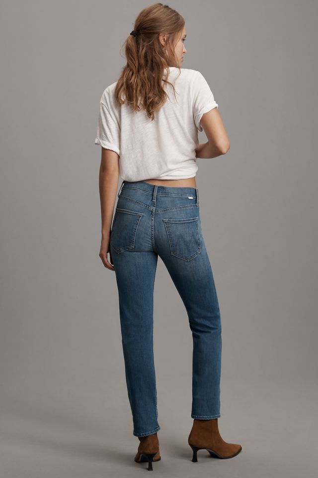 MOTHER The Rider Mid-Rise Straight-Leg Ankle Jeans #4
