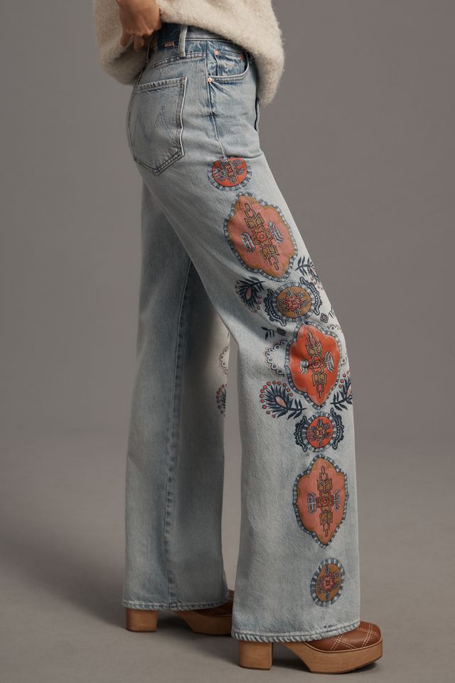 MOTHER The Maven Sneak High-Rise Wide-Leg Jeans #2