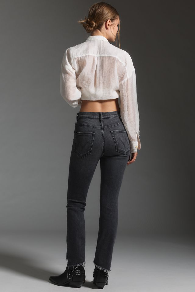 MOTHER The Insider Crop Step Fray Jeans #2