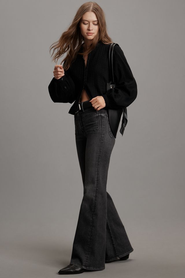 MOTHER The Patch Pocket Twister Wide-Leg Jeans #2