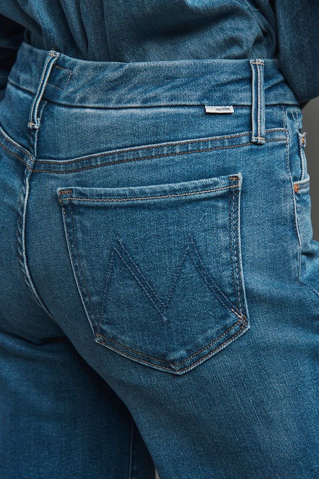 MOTHER The Lil Roller Fray Petite Jeans #4