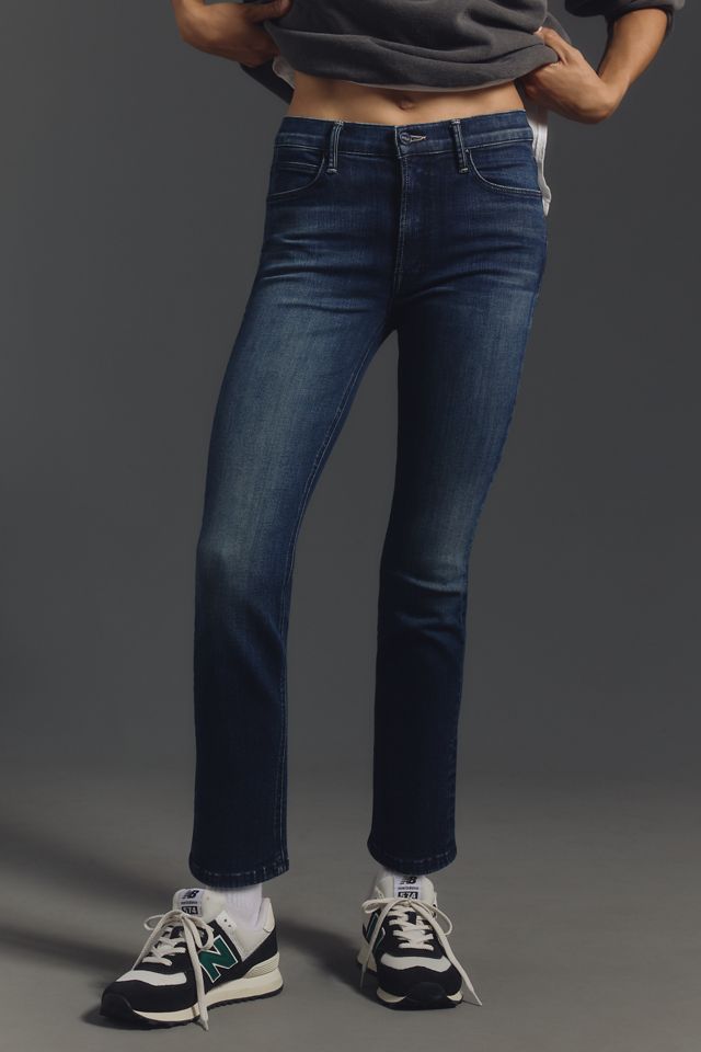 MOTHER The Dazzler Ankle Mid-Rise Straight-Leg Jeans #1