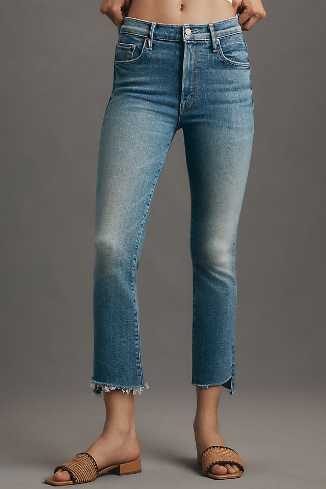 MOTHER The Insider Crop Step Fray Jeans | Anthropologie MOTHER The Insider Crop Step Fray Jeans | Anthropologie
