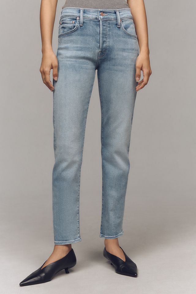 MOTHER The Hiker Hover Mid-Rise Straight-Leg Jeans #1