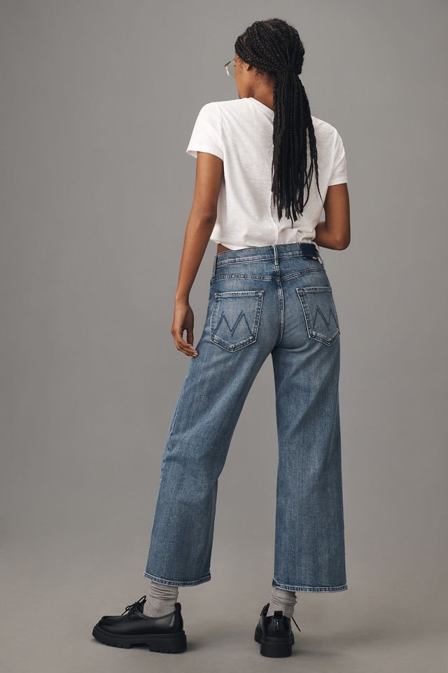 MOTHER The Maven Ankle Mid-Rise Wide-Leg Jeans #2