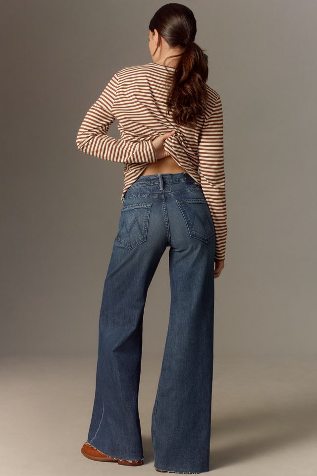 Mother Denim The Twister Flood Wide Leg Jean- Lost Art