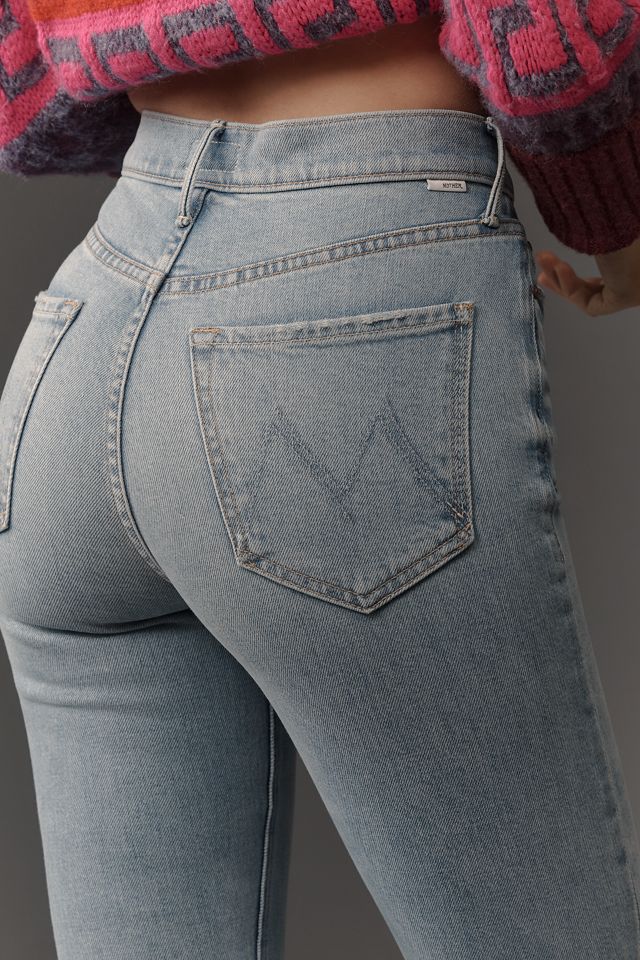 MOTHER The Pixie Dazzler High-Rise Ankle Fray Jeans #2