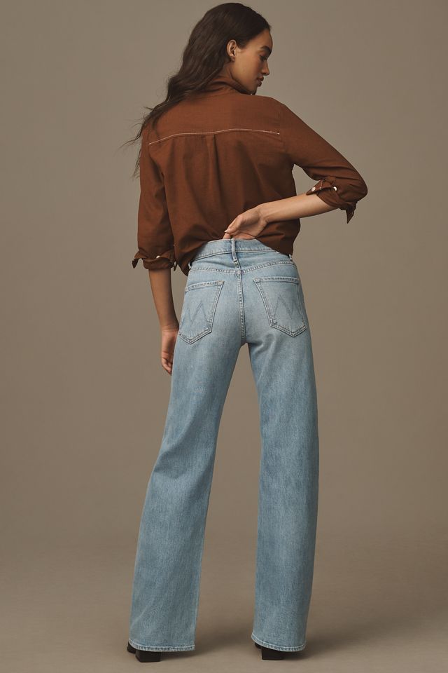 MOTHER The Lasso Sneak High-Rise Wide-Leg Jeans #2