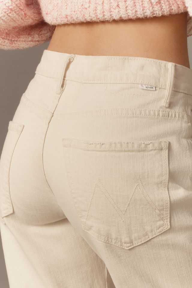 MOTHER The Maven Mid-Rise Ankle Fray Jeans #6