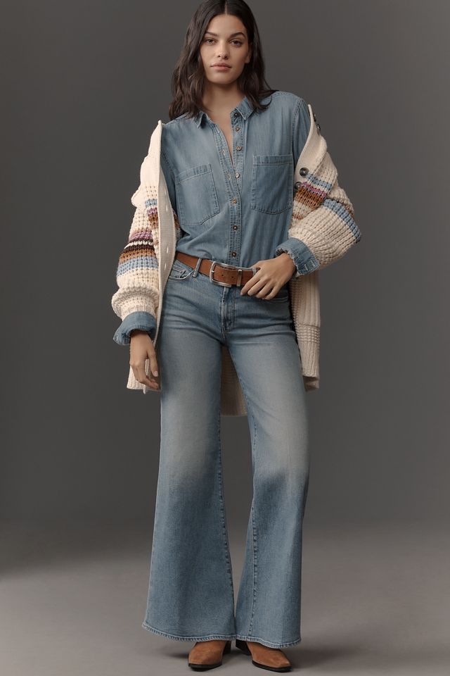 MOTHER The Twister Skimp High-Rise Wide-Leg Jeans #3