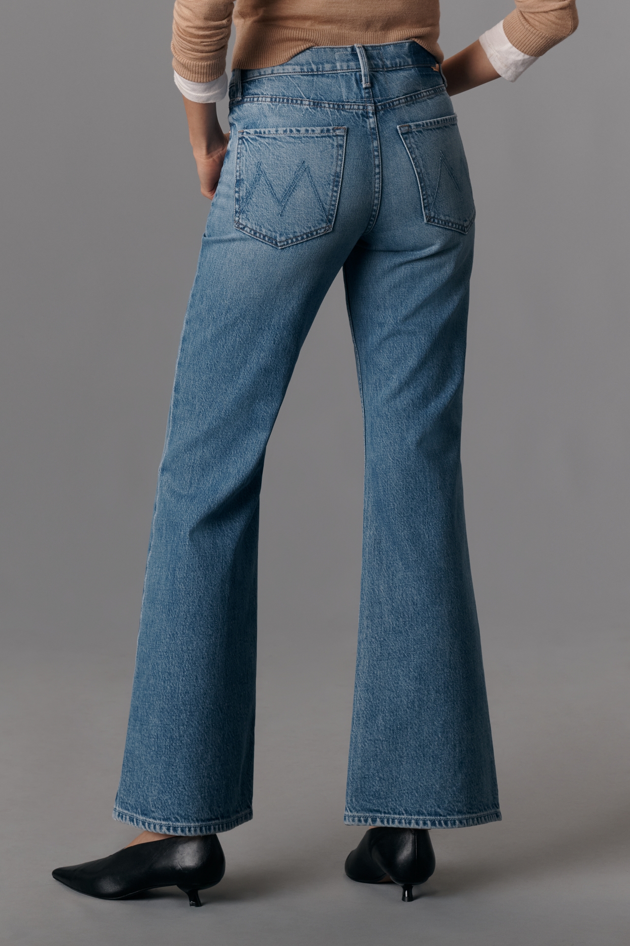 MOTHER The Bookie Flood High-Rise Jeans