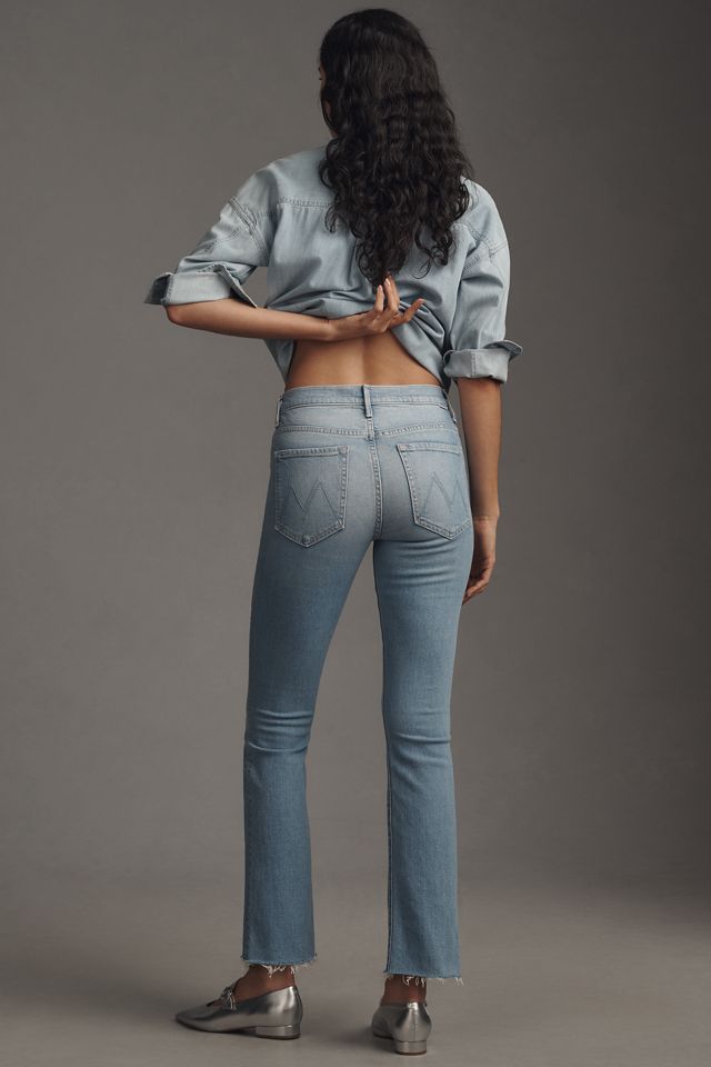MOTHER The Insider Frayed Ankle Jeans #2