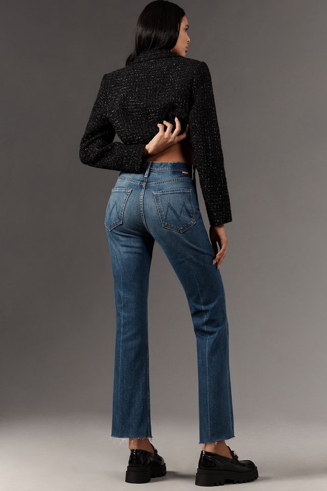 MOTHER The Tripper High-Rise Ankle Fray Jeans | Anthropologie