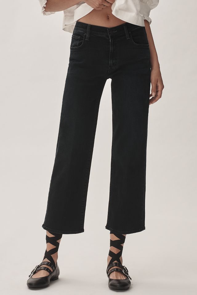 MOTHER The Lil' Rambler Mid-Rise Zip Ankle Jeans | Anthropologie