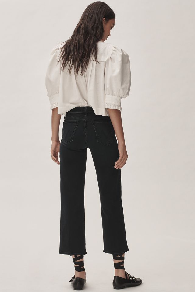 MOTHER The Lil' Rambler Mid-Rise Zip Ankle Jeans #2