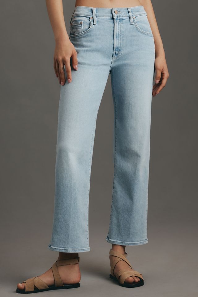 MOTHER The Rambler High-Rise Straight-Leg Ankle Jeans #1