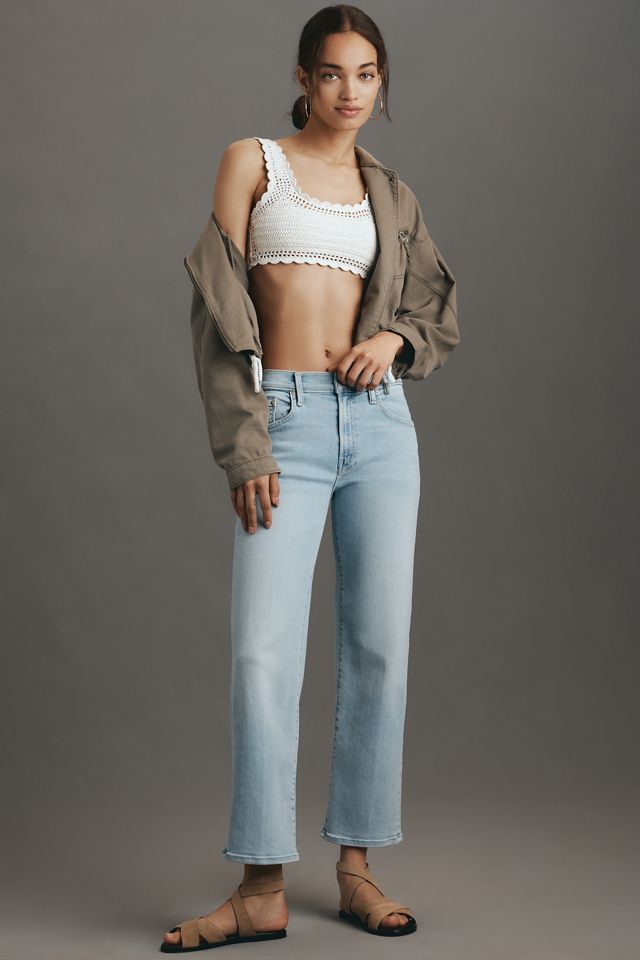 MOTHER The Rambler High-Rise Straight-Leg Ankle Jeans #3