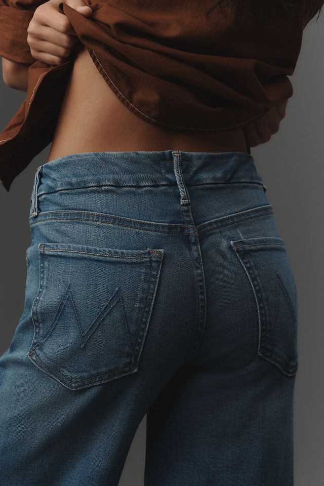 MOTHER The Roller Fray High-Rise Wide-Leg Jeans #2