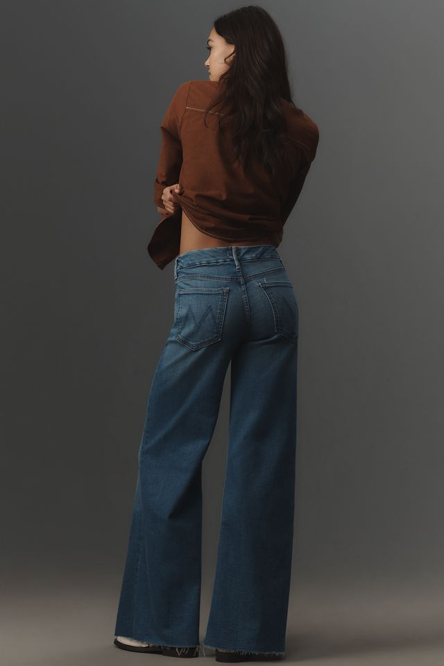 MOTHER The Roller Fray High-Rise Wide-Leg Jeans #3