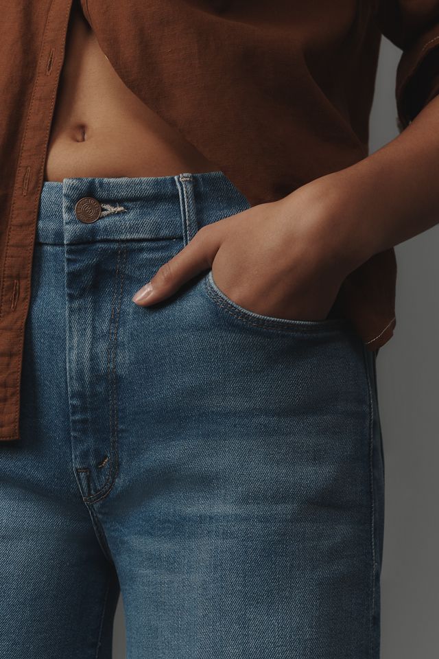 MOTHER The Roller Fray High-Rise Wide-Leg Jeans #5