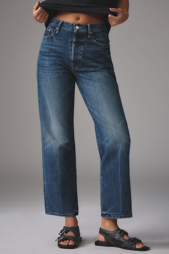 MOTHER The Rambler High-Rise Straight-Leg Ankle Jeans #1