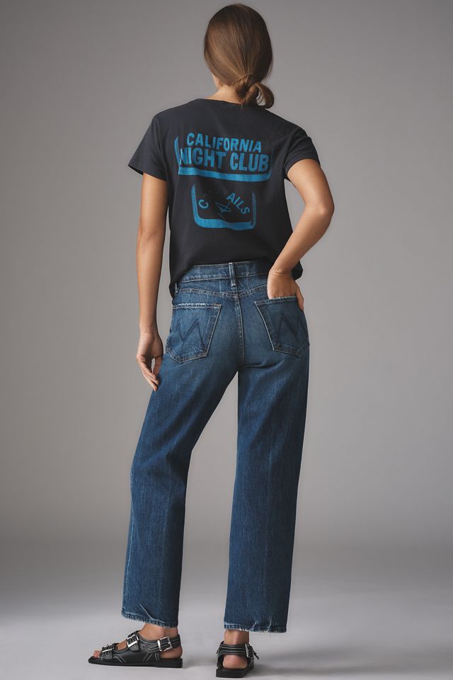 MOTHER The Rambler High-Rise Straight-Leg Ankle Jeans #2