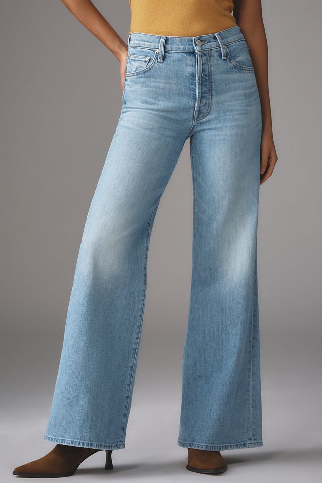 MOTHER The Tomcat Roller Skimp High-Rise Wide-Leg Jeans #1