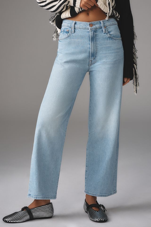 MOTHER The Dodger High-Rise Straight-Leg Ankle Jeans #1