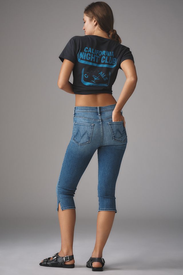 MOTHER The Stunner Bunny Snip Capri Straight-Leg Jeans #2