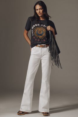 MOTHER The Roller Fray High-Rise Wide-Leg Jeans