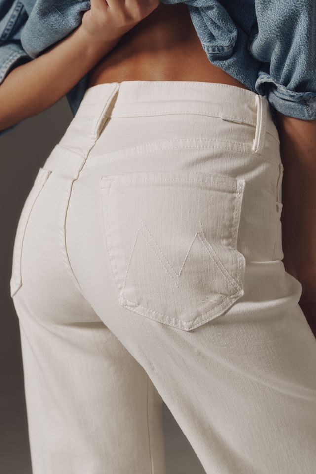 MOTHER The Rambler High-Rise Zip Ankle Jeans | Anthropologie